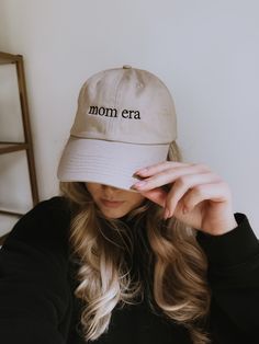 Adjustable, child to adult. Mom And Dad Hats, Pearl Bride, Mom Hats, Mom Era, Snap Backs, Black Diamond, Mom And Dad, Dad Hats, Crew Neck Sweatshirt