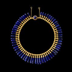 Bling ring: jewellery of the rich and famous – in pictures Egyptian Revival Jewelry, Jewellery Exhibition, Bling Ring, Egyptian Style, Lapis Lazuli Jewelry, Historical Jewellery, Long Pearl Necklaces, Lapis Lazuli Necklace, Egyptian Jewelry