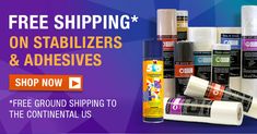 Free shipping on stabilizers? Don't miss out! Shop here- https://www.embroiderydesigns.com/saledesigns/all/stabilizers-adhesives

#sale #adlisting #embroiderydesigns.com #machineembroidery Free Shipping