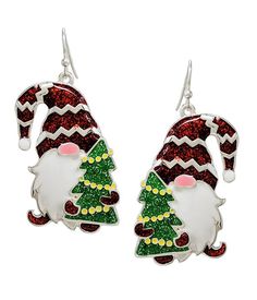 Don't gnome-body miss out on these festive Christmas Gnome Earrings! An ear-resistible accent that's sized just right (7/8 x 1 1/2 inches!) for the holiday season! Add some festive fun to your look! Beachy Anklets, Celebrity Style Jewelry, Gnome Earrings, Green Xmas, Xmas Stockings, Christmas Style, Nose Hoop, Holiday Earring, Stocking Stuffer Gifts