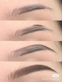 Tutor Alis, Asian Makeup Tutorials, Eyebrow Makeup Tutorial, Makeup Pictorial, Makeup Face Charts, Eyebrow Makeup Tips