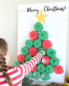 Punch Out Advent Calendar, Baby Advent Calendar, Christmas Advent Calendar Diy, Christmas Money, Advent Calendars For Kids, Holiday Crafts For Kids, Diy Advent Calendar, Christmas Calendar, Singing Time