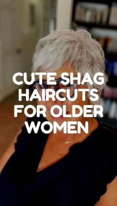 Hair And Glasses, Choppy Bob Hairstyles For Fine Hair, Kort Bob, Women Undercut, Haircuts For Older Women, Short Shag Haircuts, Short Shag Hairstyles