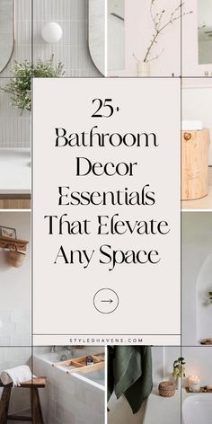 bathroom decor essentials that elevate any space