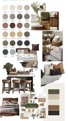 the color scheme for this living room is neutral