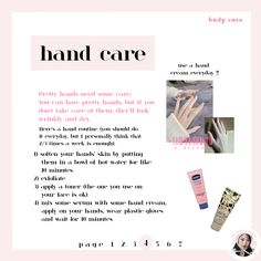 bodycare: hand care tiktok: n.dicexla