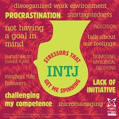 Stressors that get me spinning: check out this INTJ stress head! #mbti #myersbriggs Intj 4w5, Intj Female, Mbti Functions, Planet Saturn