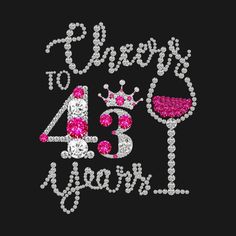 an image of a birthday shirt with the number four and crown on it, which reads cheers