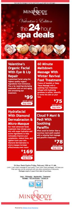 Spa Promo, Massage Marketing, Rene Furterer, Spa Specials, Spa Menu, Spa Packages