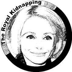 the royal kirping logo with a woman's face in black and white