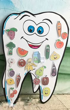 Healthy Food Activities, Healthy And Unhealthy Food, Kids Dentist, Activity For Toddlers, Health Activities, Preschool Arts And Crafts, Preschool Art Activities