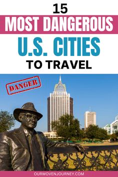 15 Most Dangerous U.S. Cities to Travel to in 2023. Before you look at the list, what city comes to mind as the most dangerous place in the U.S.? If you thought of Chicago or Los Angeles, you may be surprised to find they don’t rank in the top 15 in the country.
Here Are the Top 15 Most Dangerous Cities in the US: Know Before You Go 2023 Vacation, Usa Cities, Travel Inspo, The List