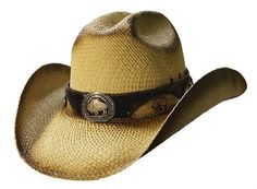 BUFFALO SOLDIER Austin Shapeable Straw Cowboy Hat with Cattleman Crown Painted Cowboy Hats, Leather Cowboy Hats, Redbone Coonhound, Felt Cowboy Hats, Straw Cowboy Hat, The Cowboy, Western Hats, Best Western, Cowboy Hat