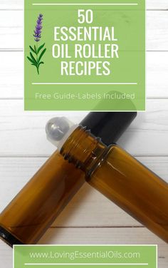 FREE Printable Recipe Guide: 50 Essential Oil Roller Recipes! by Loving Essential Oil Includes labels Perfume Recipes, Essential Oil Blends Recipes