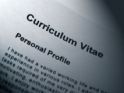 a piece of paper that has the words'curriculum vitae'written on it