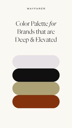 an advertisement for a brand that is designed to look like it has four different colors