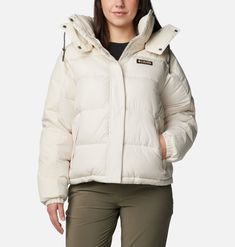 Zip into warmth in this winter-ready jacket, featuring advanced repellency protection, 100% recycled insulation, and details to help seal out the elements. Columbia Winter Jacket, Columbia Country, Mountaineering Gear, Best Carry On Luggage, Ski Boots, Snow Shoes, Columbia Jacket, Holiday Deals, Columbia Sportswear