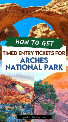 how to get time - entry tickets for arches national park