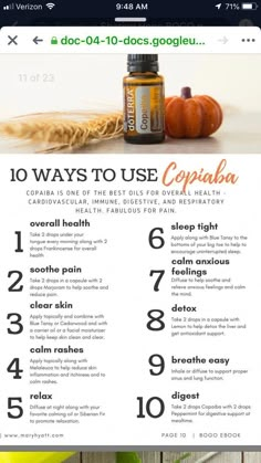 Terra Essential Oils, Copaiba Oil, Doterra Oils Recipes, Copaiba Essential Oil, Essential Oils Herbs