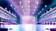 an image of a stage with bright lights and spotlights on the ceiling is shown in this screenshot