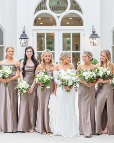 neutral dress, bridesmaids dresses, neutral bridesmaid dress, Birdy Grey, neutral satin gown, shiny satin dress, brown dress, Mocha dress, convertible dress, autumn wedding inspo, neutral colors wedding inspo