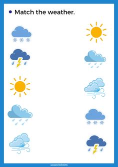 the weather worksheet for kids