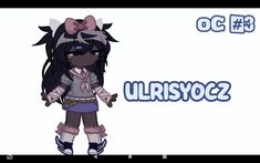 an animated character is standing in front of a white background with the words ursyo2