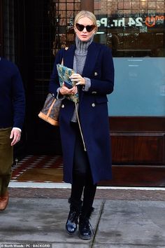 Burgundy Oxford Shoes, Loafers Boots, Navy Pea Coat, Navy Blue Coat, Poppy Delevingne