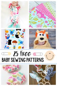 the 25 free baby sewing patterns