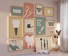 "Retro Dentist Gallery Set of 11 Drawings, Dental Office Decoration, Dentistry Print, Toothbrush Poster, Clinic Digital File, Tooth, Floss *This is a DIGITAL DOWNLOAD. Your order will include a 1zip file with 11 maps in it each with 5 high-resolution files (300 DPI, pixels per inch) in the sizes listed below. Link to 6  Retro Dentist Wall Gallery Prints-  https://namiby.etsy.com/listing/1587830891  This purchase is for PERSONAL USE ONLY, commercial use is prohibited  🖌️File 1 (2:3 Ratio) for pr Tooth Floss, Dental Wall Art, Dental Business Cards, Dental Photos, Dentist Art, Dental Posters, Dental Office Decor, Dental Art, Brown Walls