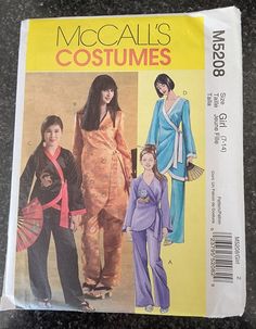 the sewing pattern for this misses costume is easy to sew