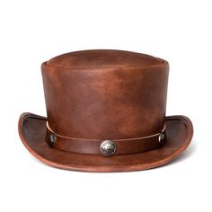 Men's Steampunk Badge Splice Hat Victorian Era Accessories, Steampunk Belt, Leather Top Hat, Star Wars 7, Magic Party, Magic Hat, Stylish Caps, Style Steampunk, Caps For Men