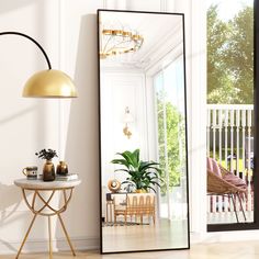 #ad #walmart #homegoods #mirror Gold Floor Mirror, Mirror Rectangle, Floor Length Mirror, Full Length Floor Mirror, Floor Standing Mirror, Big Mirror, Full Body Mirror, Body Mirror, Length Mirror