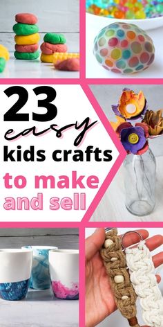 there are many crafts to make and sell