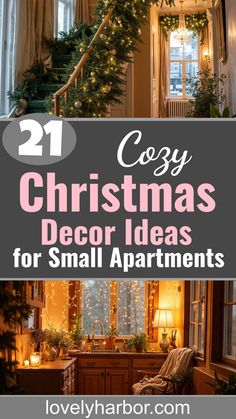 21 Cozy Christmas Decor Ideas For Small Apartments Small Apartment Christmas Decor, Small Apartment Christmas, Apartment Christmas Decor Ideas, Apartment Christmas Decor, Are Ideas, Christmas Decorations Apartment, Apartment Christmas, Cozy Christmas Decor, Christmas Apartment