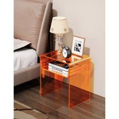 Light Up Your Home: Just try this minimalist side table. Are you looking for a nightstand for your bedroom or an end table for your living room? Here I will share this all-acrylic side table. We made this side table of premium acrylic, which is waterproof, durable, and sturdy in use. It is suitable for lots of décor. Make your home special. With a minimalist design, this side table is elegant and attractive. The size of this beautiful side table Acrylic End Table, Acrylic Side Table, Minimalist Side Table, Glass End Tables, 7 H, Bronx, Accent Table