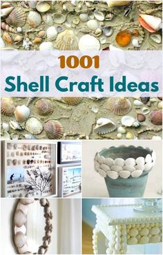 1001 Decorative Shell Craft & DIY Decor Ideas | Seashell Crafts Shell Craft Ideas, Seashells Crafts, Beach Crafts Diy, Shell Craft