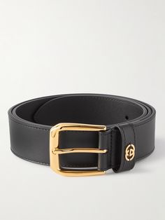 Gucci's belt is embellished with the house's iconic 'GG' logo, the scaled-down emblem is recognisable yet understated. It's been made in Italy from smooth leather and fastens with a polished buckle. Gucci Leather Belt, Trendy Belts, Formal Business, Leather Belts Men, Gucci Accessories, Gucci Leather, Gucci Belt, Black Belt, Mens Belts