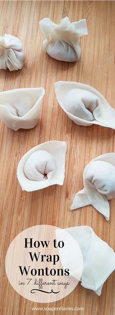 how to wrap wontons in 7 different ways