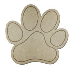 12 Paw Print, Unfinished - AB2528 - The Wreath Shop Pet Wreath, Sports Wreaths, Loyalty Rewards Program, Dog Wreath, Wreath Making Supplies, Wooden Shapes, Wood Cutouts, Red Truck, Personalized Dog