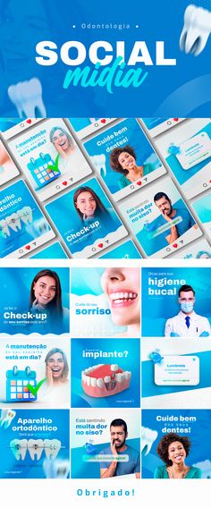 Dental Design Graphics, Dental Social Media Posts, Dental Social Media Design, Dentist Ads, Dental Campaign, Dentist Design, Health Social Media