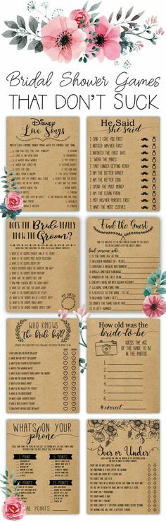 Rustic Bridal Shower Games, Disney Bridal Showers, Themes Ideas, Wedding Shower Games, Bachelorette Party Games, Shower Themes, Rustic Bridal, Hens Night