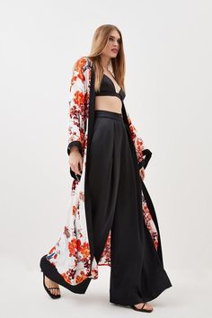 This Garment Is Ready For The Futureit Is Made With Recycled Polyester.Find Out More About Our Material Goalsready For The Future Guidelines Maxi Kimono, Karen Millen, Bring It On