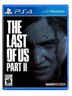 the last of us part ii is on display in this video game box art image