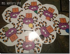 octopus themed number matching game for kids