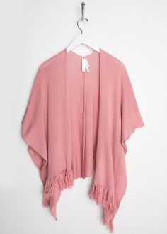 a souchi fave now available in a scottish blend of cotton and cashmere. love. Casual Shawl Poncho For Spring, Oversized Casual Shawl For Spring, Casual Oversized Shawl For Spring, Pink Shawl For Fall, Chic One-size Shawl For Spring, Chic One Size Shawl For Spring, Cozy Pink Poncho For Fall, Cozy Shawl Poncho For Spring, Cotton Shawl Poncho