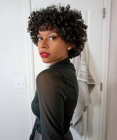 4a Hair Type, Curly Pixie Haircuts, Beautiful Black Hair, Big Curly Hair, Short Sassy Hair, Short Curls