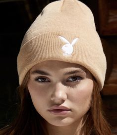 Bunny Beanie, Pom Pom Bunnies, Cozy Weather, Profile Photography, Bunny Embroidery, Cheerleader Costume, Cowgirl Costume, Playboy Bunny, Baby Cap