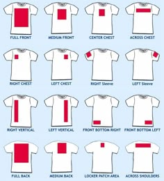 an image of men's white and red t - shirts