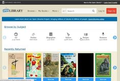 an image of a web page with books on the front and back pages, including children's books